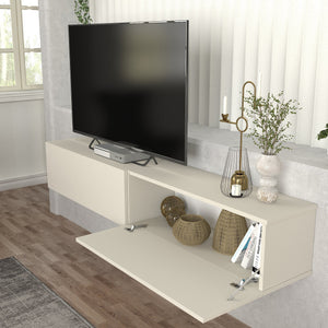Mueble bajo de TV colgante Nolven [en.casa]