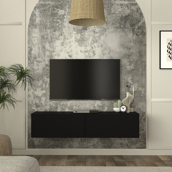 Mueble bajo de TV colgante Verpsboga [en.casa]