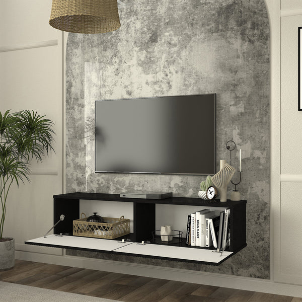 Mueble bajo de TV colgante Verpsboga [en.casa]