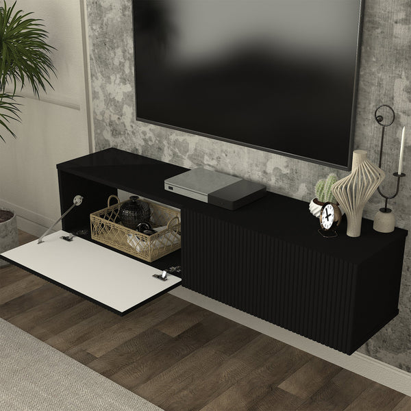 Mueble bajo de TV colgante Verpsboga [en.casa]