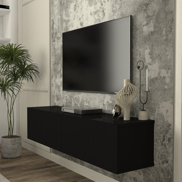 Mueble bajo de TV colgante Verpsboga [en.casa]