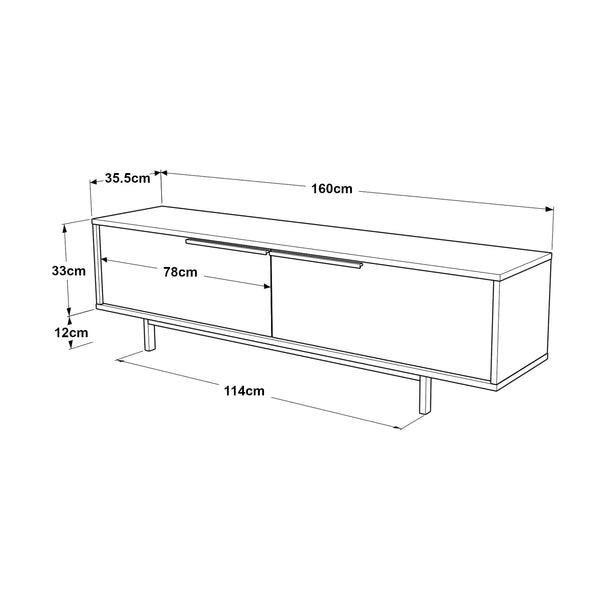 Mueble de TV Urejovle [en.casa]