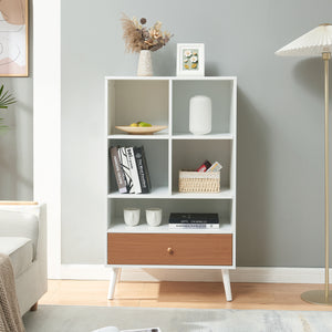 Estantería con cajón Reyljand [en.casa]