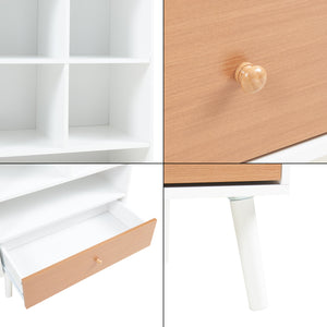 Estantería con cajón Reyljand [en.casa]