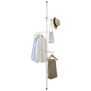 Perchero Havneby perchero telescópico con barra para ropa en.casa - premiumXL