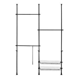 Perchero telescópico Kemi [en.casa]