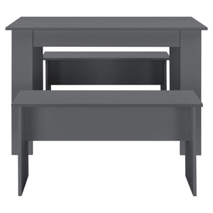 Conjunto de mesa y banco 110x70 cm en varios colores en.casa