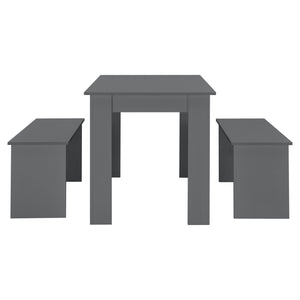 Conjunto de mesa y banco 110x70 cm en varios colores en.casa