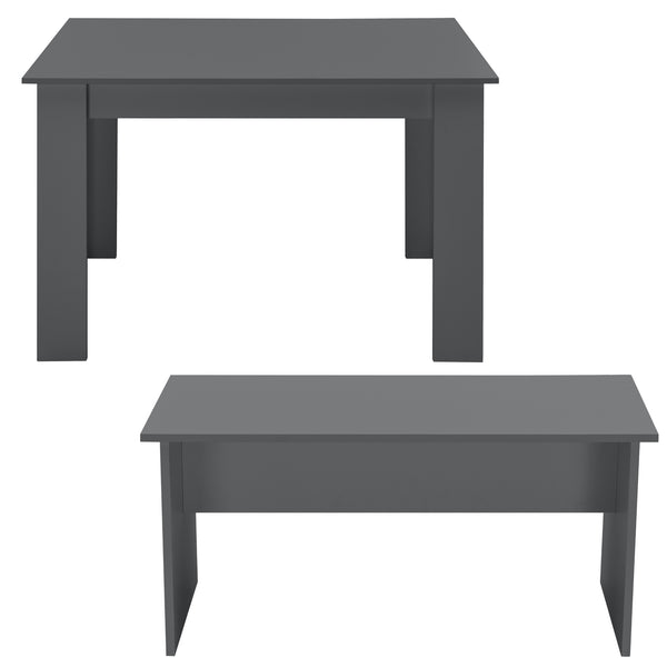 Conjunto de mesa y banco 110x70 cm en varios colores en.casa