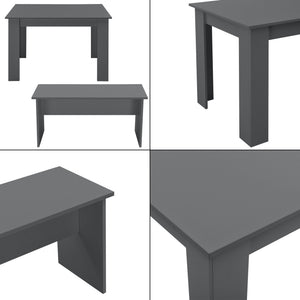 Conjunto de mesa y banco 110x70 cm en varios colores en.casa