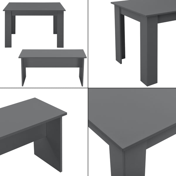 Conjunto de mesa y banco 110x70 cm en varios colores en.casa