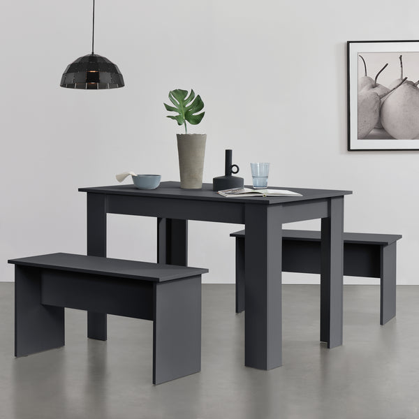 Conjunto de mesa y banco 110x70 cm en varios colores en.casa