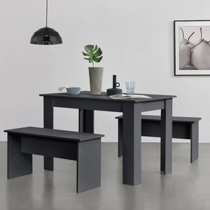 Conjunto de mesa y banco 110x70 cm en varios colores en.casa
