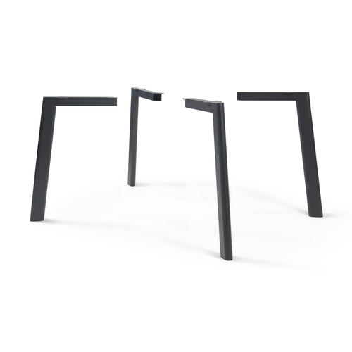 Patas de mesa Hostang juego de 4 - 50x8x71 cm negro [en.casa] - premiumXL