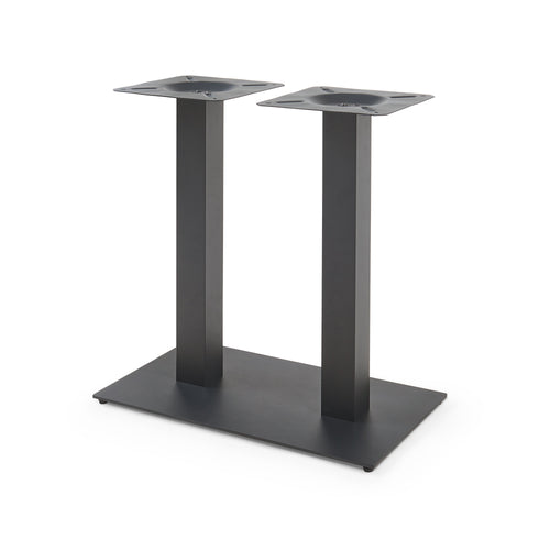 Estructura de mesa Vadejord acero 70x40x73 cm negro [en.casa]