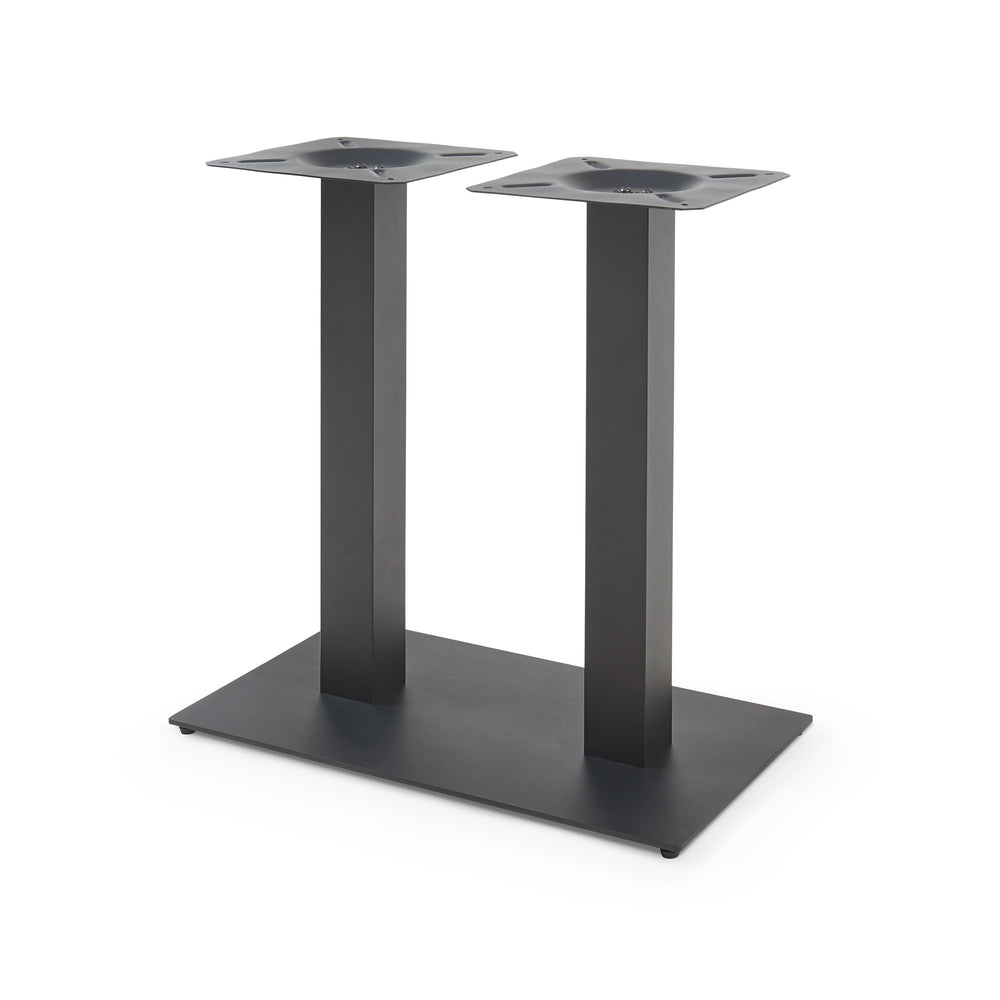 Estructura de mesa Vadejord acero 70x40x73 cm negro [en.casa]
