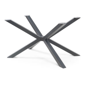 Estructura de mesa Bemeenel 120x75x72 cm Acero Negro [en.casa]