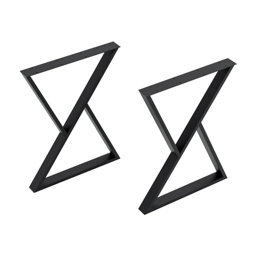 Estructura de mesa Karvia juego de 2 acero [en.casa] - premiumXL