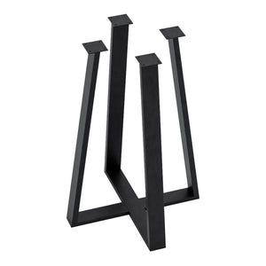 Estructura de mesa Kemijärvi acero [en.casa] - premiumXL