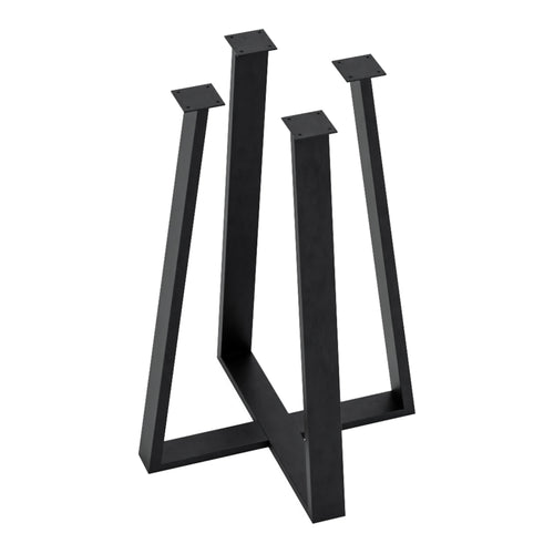 Estructura de mesa Kemijärvi acero [en.casa] - premiumXL