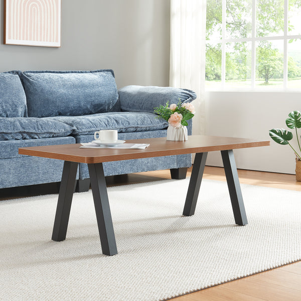 Conjunto de 2 estructuras de mesa Heustreu negro [en.casa]