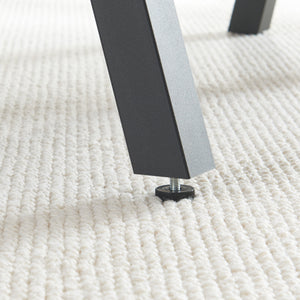 Conjunto de 2 estructuras de mesa Heustreu negro [en.casa]