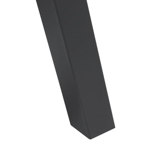 Conjunto de 2 estructuras de mesa Heustreu negro [en.casa]