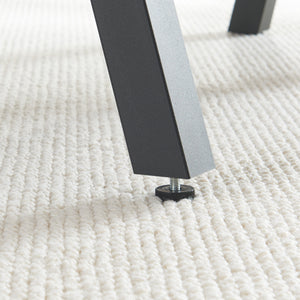 Conjunto de 2 estructuras de mesa Heustreu negro [en.casa]