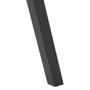 Conjunto de 2 estructuras de mesa Heustreu negro [en.casa]
