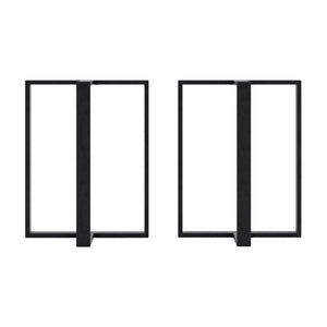 Estructura de mesa Ashby juego de 2 acero [en.casa]