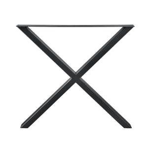 Estructura de mesa Greith juego de 2 en forma de X en varios colores y tamaños [en.casa]