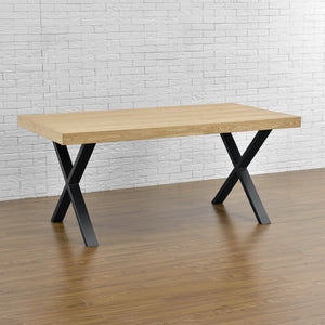 Estructura de mesa Greith juego de 2 en forma de X en varios colores y tamaños [en.casa]