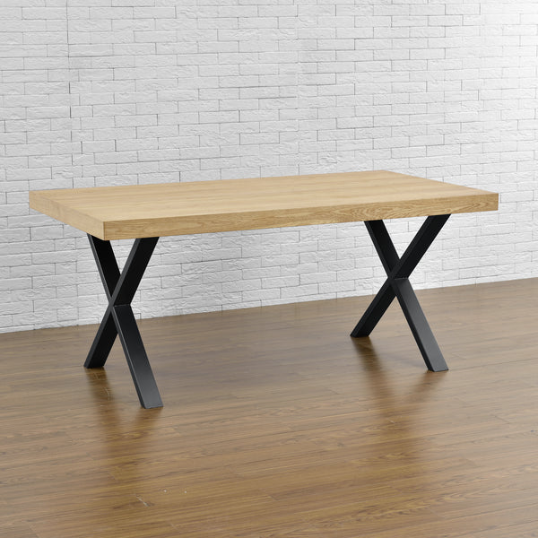 Estructura de mesa Greith juego de 2 en forma de X en varios colores y tamaños [en.casa]