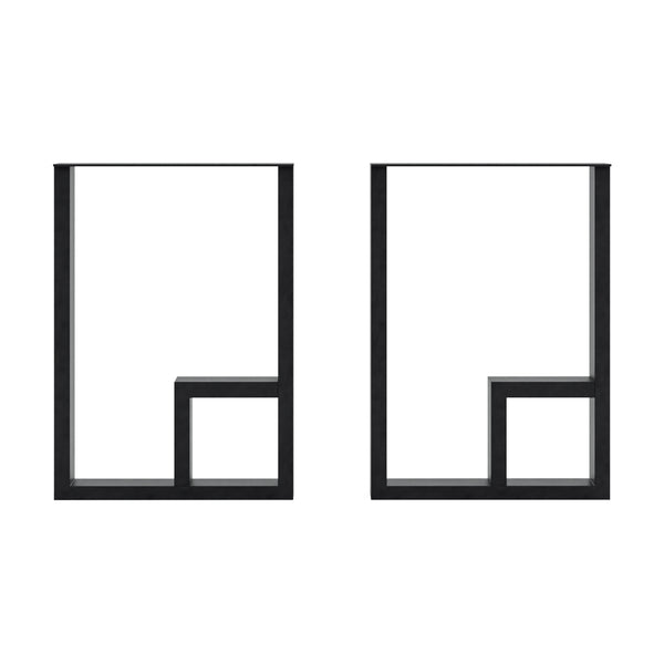 Estructura de mesa Kauhava juego de 2 acero [en.casa]