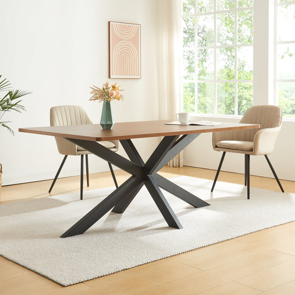 Estructura de mesa Oberau acero [en.casa]