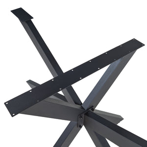 Estructura de mesa Oberau acero [en.casa]