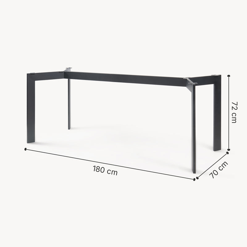 Esquema acotado Estructura de mesa Verg [en.casa]