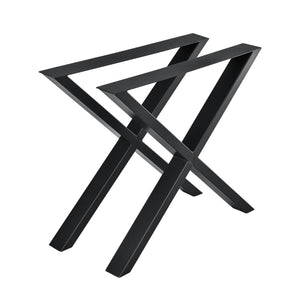 Estructura de mesa Greith set de 2 - Forma X en varios colores y tamaños [en.casa] - premiumXL