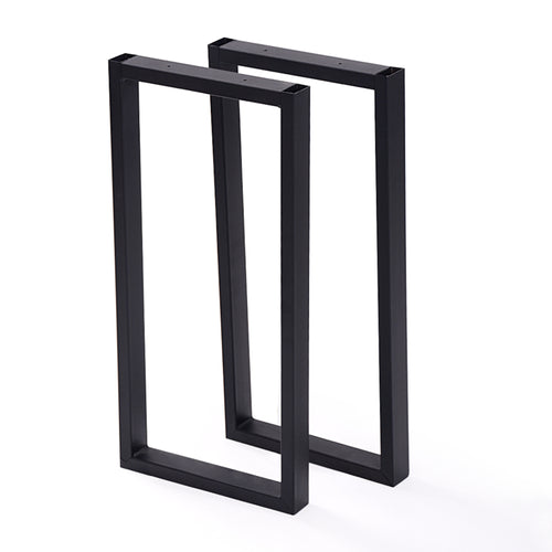 Estructura de mesa Møldrup 56x27cm negro [en.casa] - premiumXL