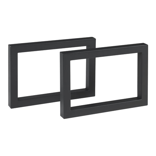 Juego de 2 bases de mesa Lunderskov 35x50cm negro [en.casa] - premiumXL