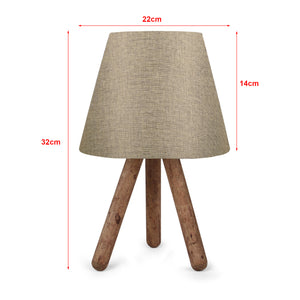 Lámpara de mesa Middlesbrough madera 1xE27 en varios colores [lux.pro]