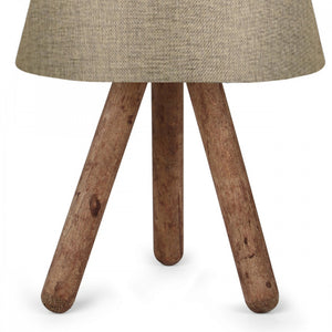 Lámpara de mesa Middlesbrough madera 1xE27 en varios colores [lux.pro]