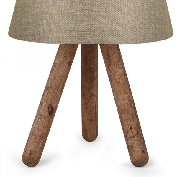 Lámpara de mesa Middlesbrough madera 1xE27 en varios colores [lux.pro]