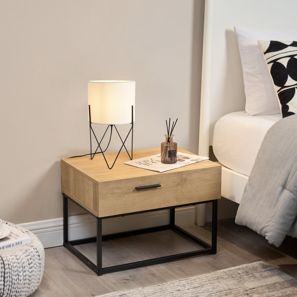 Lámpara de mesa Slough blanca [lux.pro] - premiumXL