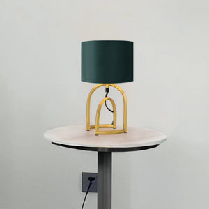 Lámpara de mesa Smethwick Verde oscuro [lux.pro]