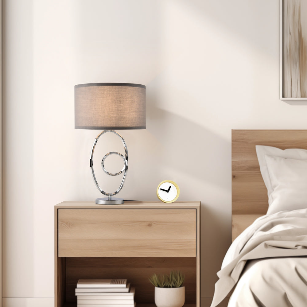 Lámpara de mesa Torquay gris [lux.pro] - premiumXL