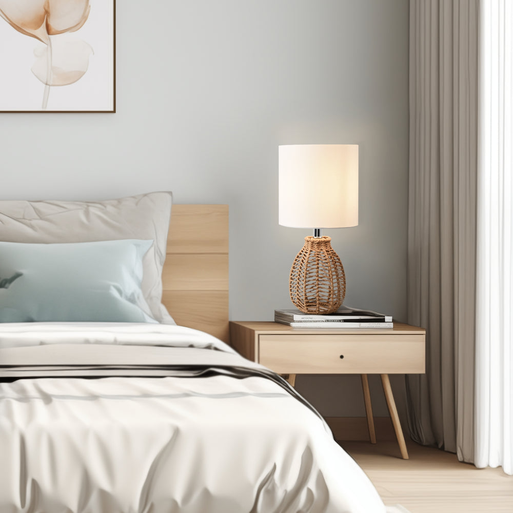 Lámpara de mesa Alfreton blanca [lux.pro] - premiumXL