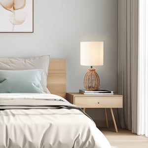 Lámpara de mesa Alfreton blanca [lux.pro] - premiumXL