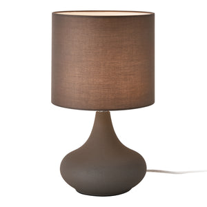 Lámpara de mesa Pilgrimstad 1xE27 antracita gris [lux.pro] - premiumXL