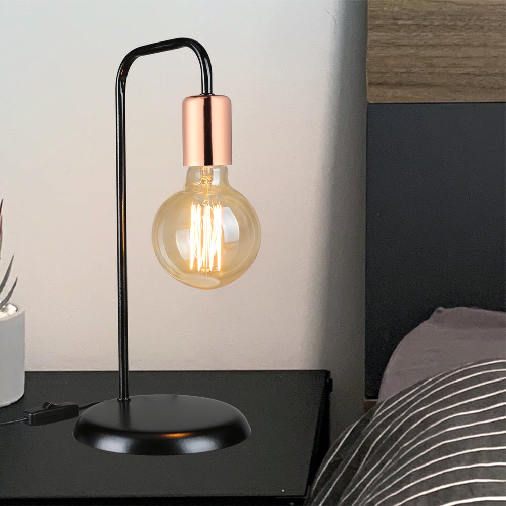 Lámpara de mesa Lancaster E27 metal en varios colores [lux.pro] - premiumXL